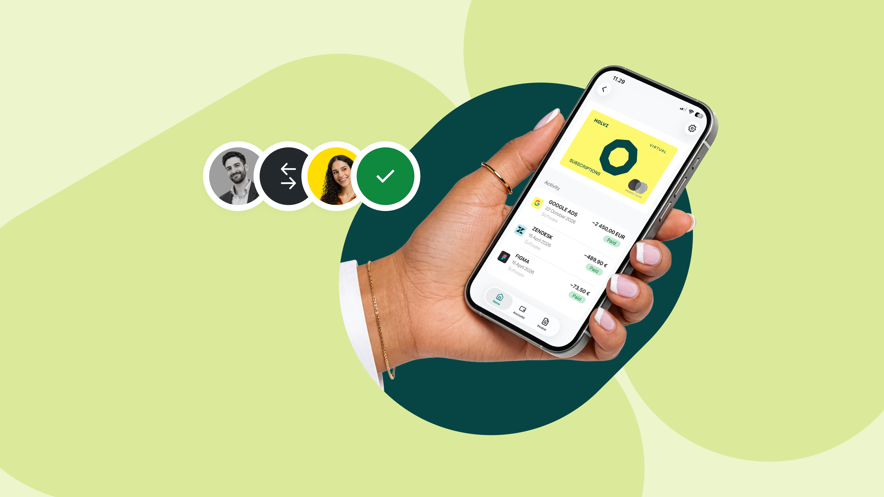Employee changes? SaaS subscriptions under control with Holvi